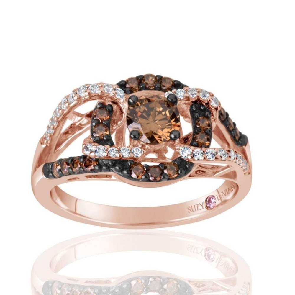 Champagne Diamonds Ring